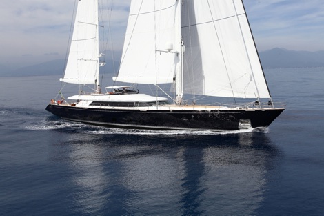 Image for article Perini Navi delivers 50m sailing yacht